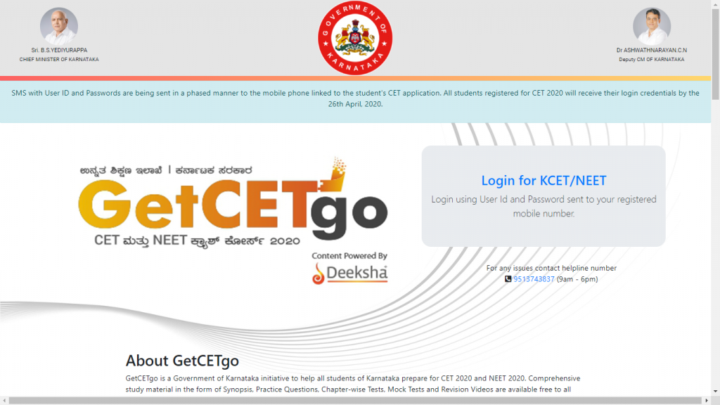 Get CET go official Page